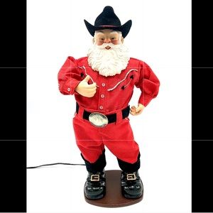 Holly Jolly Animated Country Western Dancing Santa